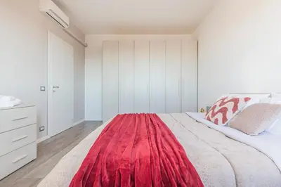 Letto o letti in una camera di The Purple House between Modena and the Ferrari Museum