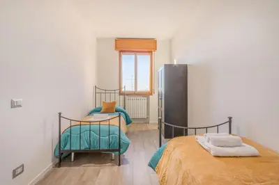 Letto o letti in una camera di The Purple House between Modena and the Ferrari Museum