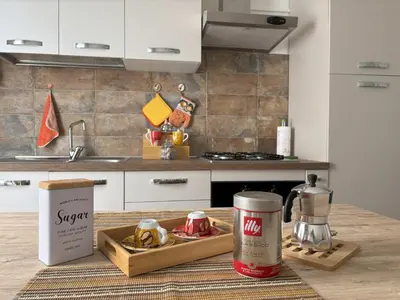 Cucina o angolo cottura di Salso Experience apartment