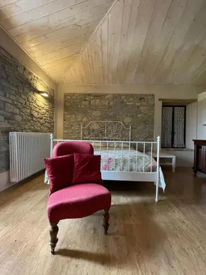 Area soggiorno di B&b CASA LUPI