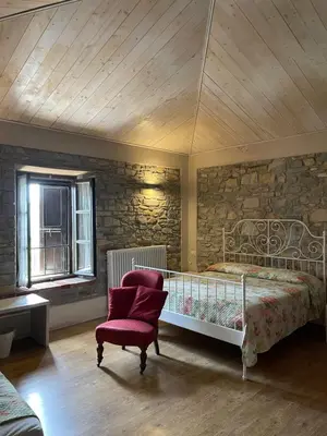 Letto o letti in una camera di B&b CASA LUPI