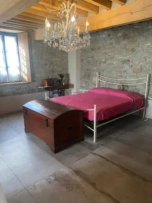 Letto o letti in una camera di B&b CASA LUPI