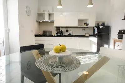 Cucina o angolo cottura di 286B - La Casa dei Limoni a Sestri Levante,15 minuti a piedi dalla spiaggia di Riva Trigoso
