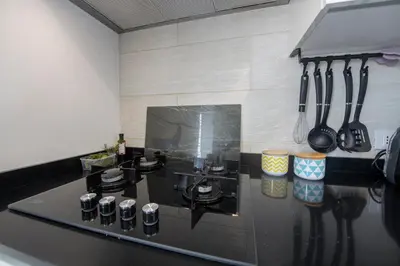 Cucina o angolo cottura di 286B - La Casa dei Limoni a Sestri Levante,15 minuti a piedi dalla spiaggia di Riva Trigoso