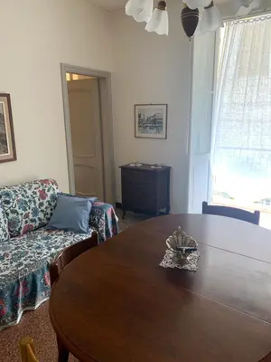 Area soggiorno di Americhe Apartment