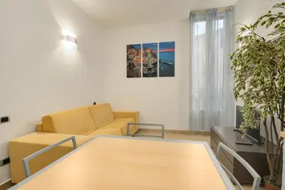 Area soggiorno di 297B - Casa del Pigato, 70metri dal Mare e dalle spiagge di Sestri Levante