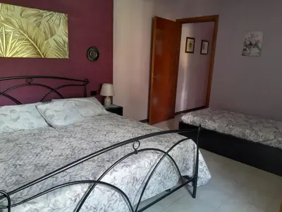 Letto o letti in una camera di Vecchio Borgo Villa Oneto