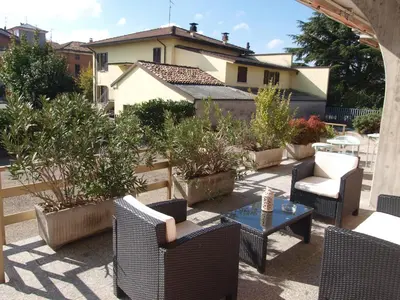 Area soggiorno di Hotel Route 9