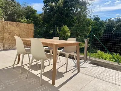 Balcone o terrazza di Il Nido Verde, Giardinetta e Mansardina