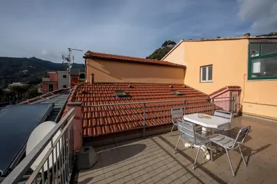 Balcone o terrazza di Ca' de Nina, nel cuore di Moneglia a pochi passi dal Mare