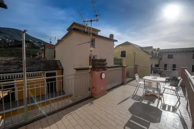 Balcone o terrazza di Ca' de Nina, nel cuore di Moneglia a pochi passi dal Mare