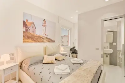 Letto o letti in una camera di Via Veneto 333 Modern Apartment Free Parking