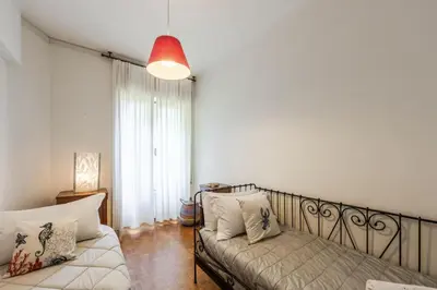 Letto o letti in una camera di Stunning Portofino Sea View - Free Parking - AC