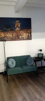 Area soggiorno di Il sogno di Elisa -romantico B&B nel centro di Parma