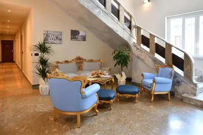 Area soggiorno di Palazzo Cavalieri business&relax 5aBors