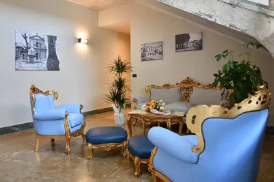 Area soggiorno di Palazzo Cavalieri business&relax 5aBors