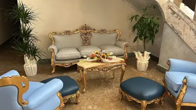 Area soggiorno di Palazzo Cavalieri Business&Relax 5Perceval