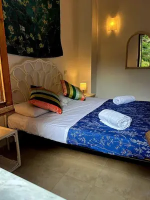 Letto o letti in una camera di Mare di Luna - AC - WiFi - Garden - 2 Parking Spaces