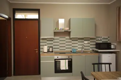 Cucina o angolo cottura di Guest Holiday Gambara 1 e 2