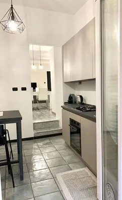 Cucina o angolo cottura di La casa del Carruggio