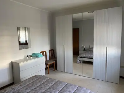 Letto o letti in una camera di Appartamento indipendente Maranello vicino Ferrari