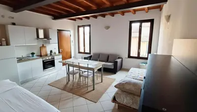 Cucina o angolo cottura di Affitti Brevi Casaloldo Centro