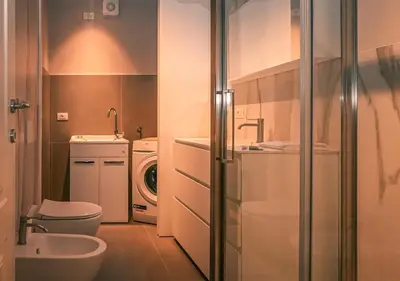 Bagno di Heart of Piacenza Luxury Apt, 100m Piazza Cavalli