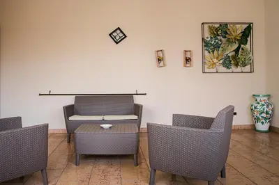 Area soggiorno di Hotel San Genesio