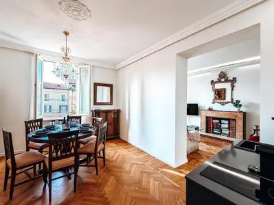 Cucina o angolo cottura di Attico d'Autore in Piazza con Vista Ghirlandina