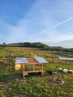 Paesaggio naturale nelle vicinanze del campeggio