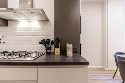 Cucina o angolo cottura di Casa Valentina - WiFi Train Station Parking