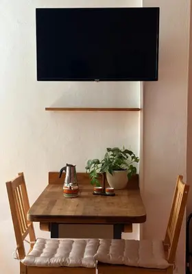 TV o dispositivi per l'intrattenimento presso Mini Appartamento in Centro Storico