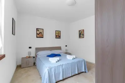 Letto o letti in una camera di Casa della Regina, near Lake Garda