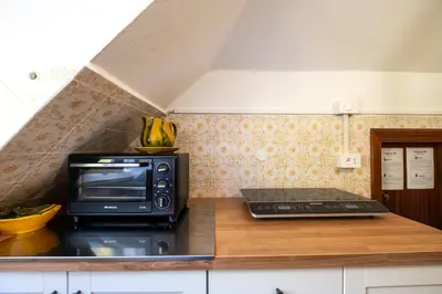 Cucina o angolo cottura di 322 - Creuza de Ma' - Relax e Terrazza con vista sul mare di Moneglia