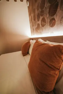 Letto o letti in una camera di Locanda del lupo