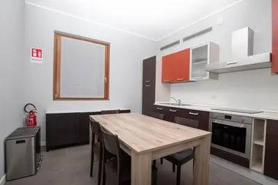 Cucina o angolo cottura di Appartamenti Torre del Capitano