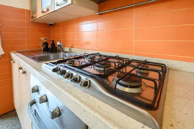 Cucina o angolo cottura di 318B - Il Rifugio sul Porto, a pochi passi dal Lungomare e dal Centro di Lavagna