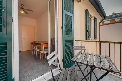 Balcone o terrazza di 318B - Il Rifugio sul Porto, a pochi passi dal Lungomare e dal Centro di Lavagna