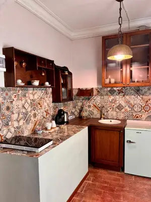 Cucina o angolo cottura di B&B Note di Verdi