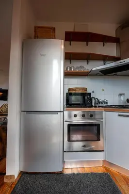 Cucina o angolo cottura di 231C- Casa Sant'Ambrogio VISTA MARE, 2 Chilometri dal centro di Zoagli e dal Mare