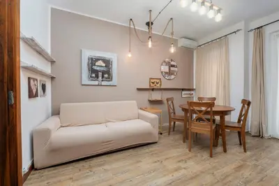 Area soggiorno di 323 - Sweet Home, nel centro di Sestri Levante 300Metri dal Mare