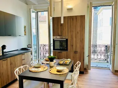 Cucina o angolo cottura di Crema, On the set of CMBYN, coffee scene view