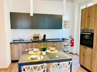 Cucina o angolo cottura di Crema, On the set of CMBYN, coffee scene view