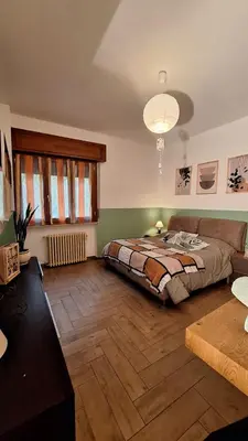 Letto o letti in una camera di Parma soggiorni brevi