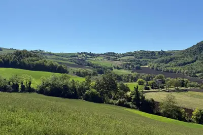 Paesaggio naturale nelle vicinanze della casa vacanze