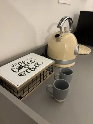 Set per la preparazione di tè e caffè presso Charme a Corniglio