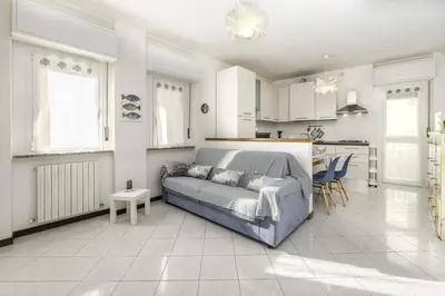 Cucina o angolo cottura di 324 - Casa Brezza Marina, 10 Minuti a piedi dalla spiaggia e dal mare di Riva Trigoso