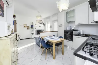 Cucina o angolo cottura di 324 - Casa Brezza Marina, 10 Minuti a piedi dalla spiaggia e dal mare di Riva Trigoso