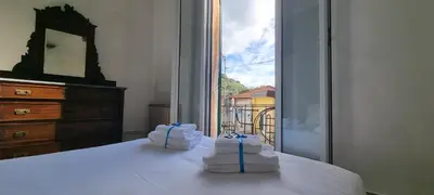 Letto o letti in una camera di Ca de Franchi