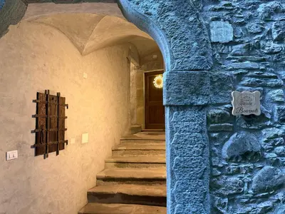 Planimetria di Le Case di Rosie, Tuscan Mountain View apartment, Pool